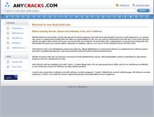Tablet Screenshot of anycracks.com